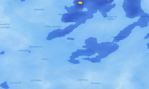 Regenradar Vorschaubild - Aktuelle Niederschläge in Nonnenhorn und Umgebung