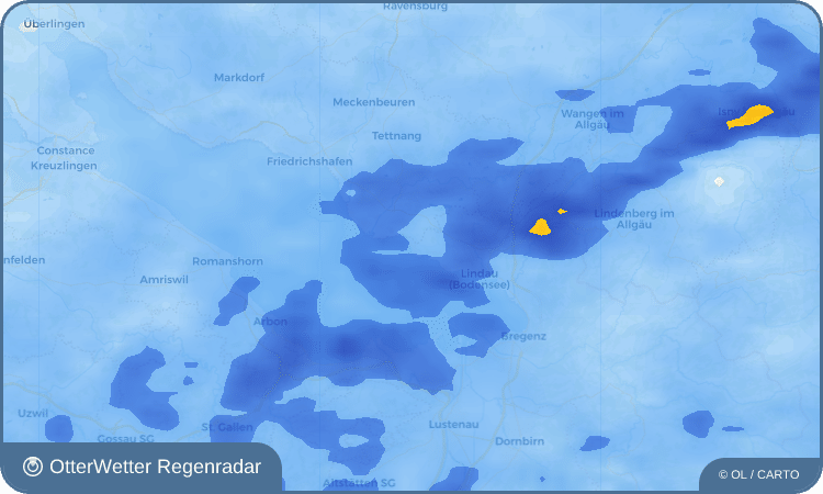 OtterWetter Regenradar-Widget Nonnenhorn