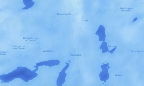 Regenradar Vorschaubild - Aktuelle Niederschläge in Nordendorf und Umgebung