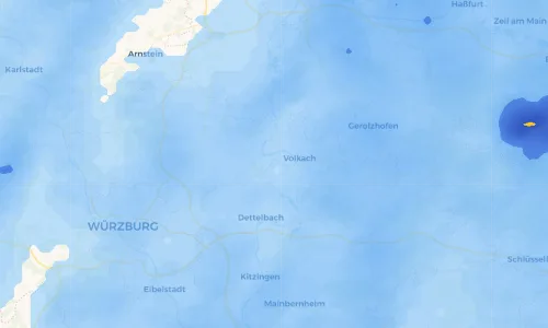 Regenradar Vorschaubild - Aktuelle Niederschläge in Nordheim am Main und Umgebung