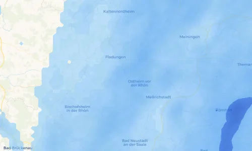 Regenradar Vorschaubild - Aktuelle Niederschläge in Nordheim vor der Rhön und Umgebung