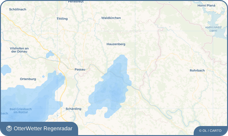 OtterWetter Regenradar-Widget Nottau