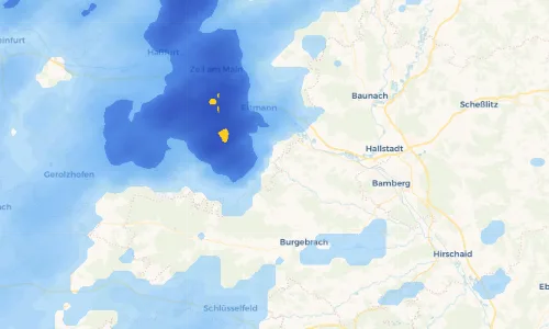 Regenradar Vorschaubild - Aktuelle Niederschläge in Nützelbach und Umgebung