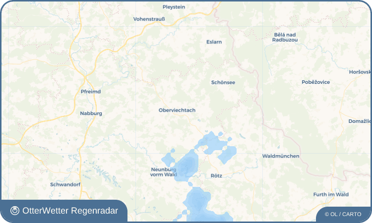 OtterWetter Regenradar-Widget Nunzenried