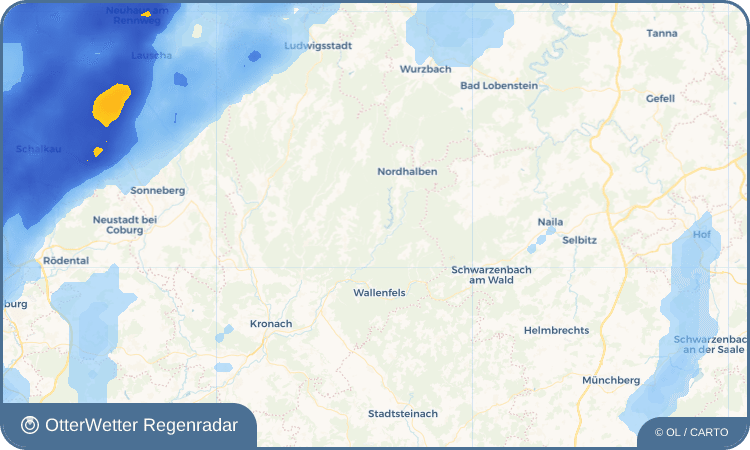 OtterWetter Regenradar-Widget Nurn