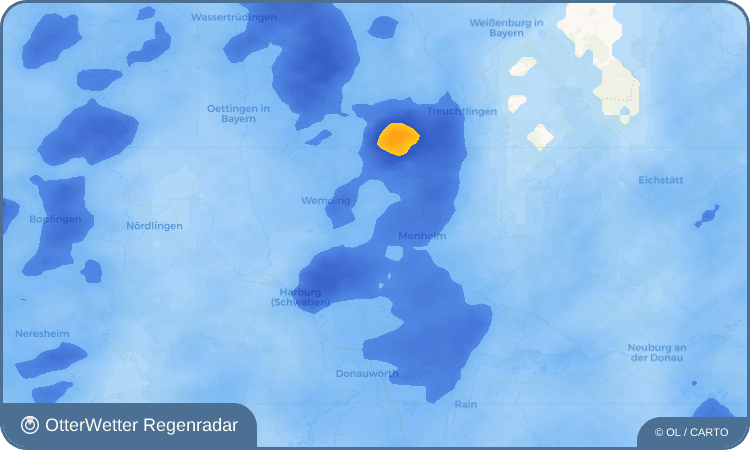 OtterWetter Regenradar-Widget Nußbühl