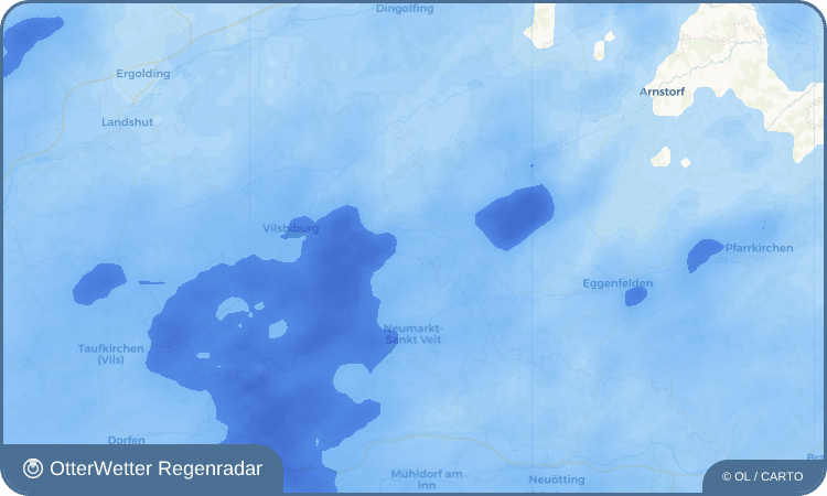 Wetter-Widget-Vorschau mit Vorhersagedaten für Nutzbach