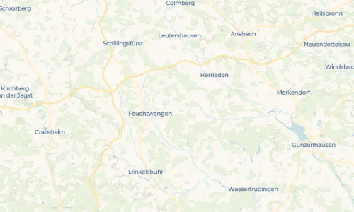 Regenradar Vorschaubild - Aktuelle Niederschläge in Oberahorn und Umgebung