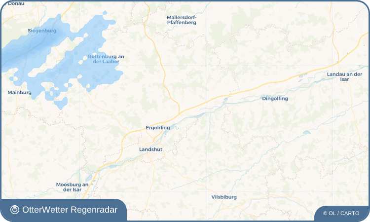 OtterWetter Regenradar-Widget Oberahrain