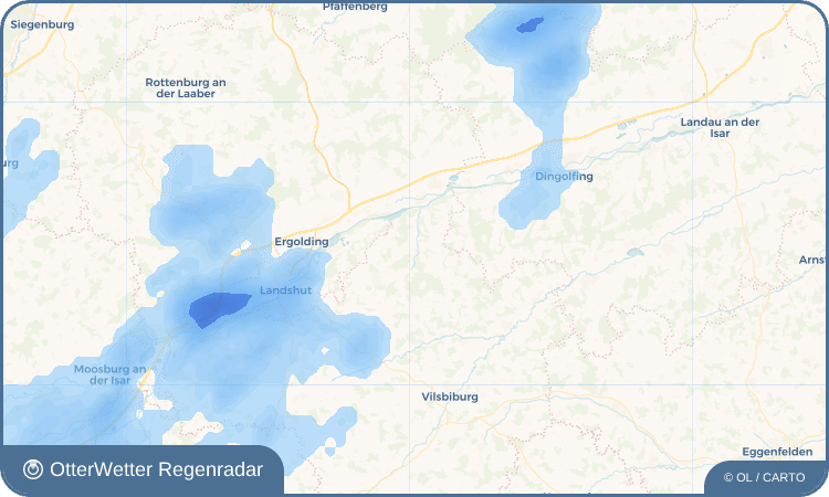 OtterWetter Regenradar-Widget Oberaichbach