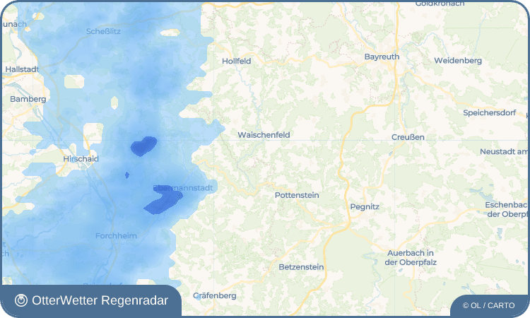 OtterWetter Regenradar-Widget Oberailsfeld
