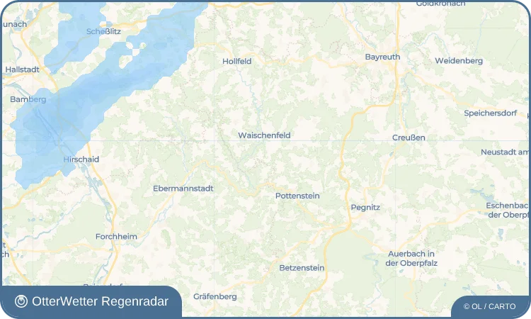 Widget-Vorschau für Oberailsfeld Wetter-Widget-Vorschau mit Vorhersagedaten für Oberailsfeld