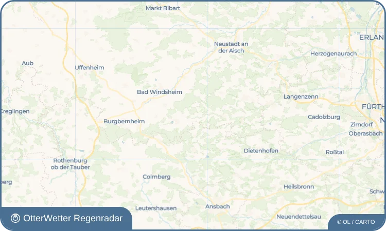Widget-Vorschau für Oberaltenbernheim Wetter-Widget-Vorschau mit Vorhersagedaten für Oberaltenbernheim