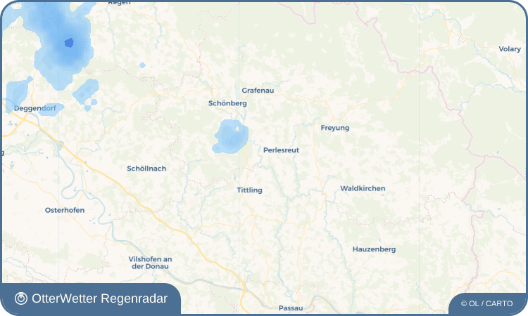OtterWetter Regenradar-Widget Oberanschiessing