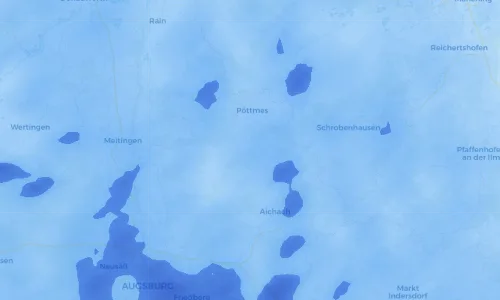Regenradar Vorschaubild - Aktuelle Niederschläge in Oberbachern und Umgebung