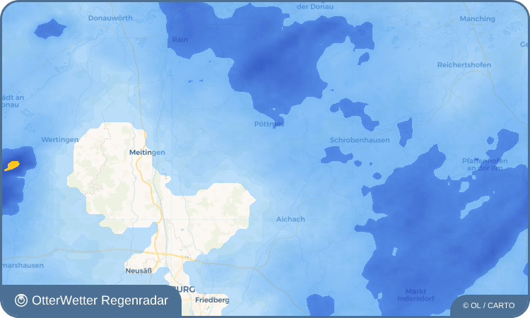 OtterWetter Regenradar-Widget Oberbachern