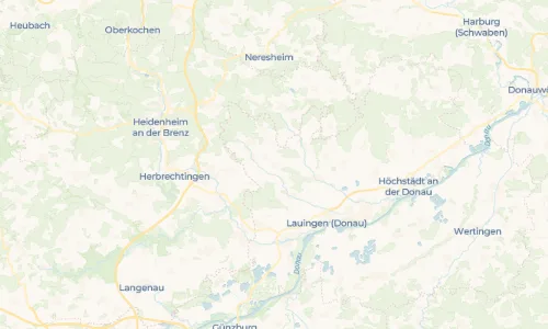 Regenradar-Vorschau: aktuelle Niederschläge in Oberbechingen und Umgebung