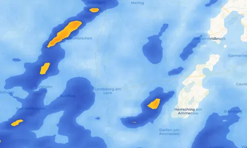 Regenradar Vorschaubild - Aktuelle Niederschläge in Oberbergen und Umgebung