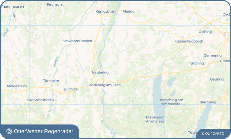 OtterWetter Regenradar-Widget Oberbergen