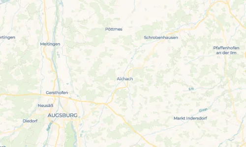 Regenradar Vorschaubild - Aktuelle Niederschläge in Oberbernbach und Umgebung