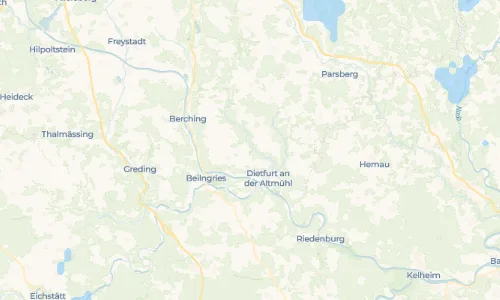 Regenradar Vorschaubild - Aktuelle Niederschläge in Oberbürg und Umgebung