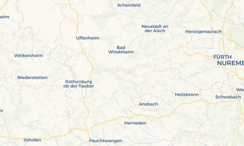 Regenradar Vorschaubild - Aktuelle Niederschläge in Oberdachstetten und Umgebung