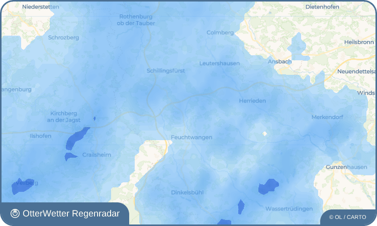 OtterWetter Regenradar-Widget Oberdallersbach
