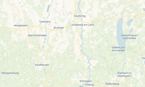 Regenradar Vorschaubild - Aktuelle Niederschläge in Oberdießen und Umgebung