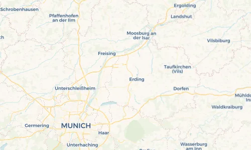 Regenradar Vorschaubild - Aktuelle Niederschläge in Oberding und Umgebung