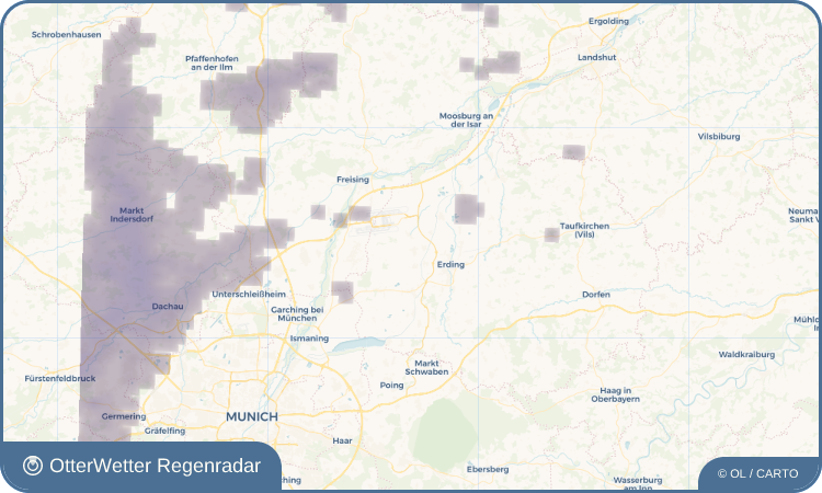 OtterWetter Regenradar-Widget Oberding
