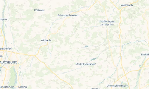 Regenradar Oberdorf: aktuelle Niederschläge in Oberdorf und Umgebung, Stand 23. Oktober 2026 um 20:10 Uhr