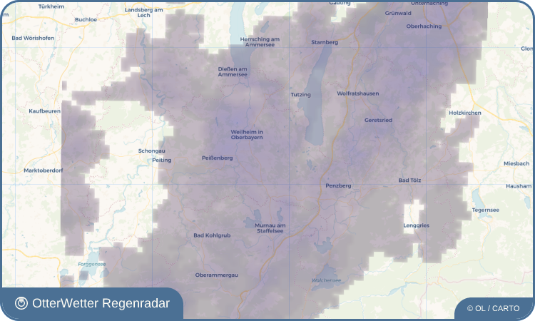 OtterWetter Regenradar-Widget Obereberfing