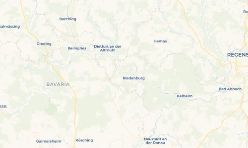 Regenradar Vorschaubild - Aktuelle Niederschläge in Obereggersberg und Umgebung