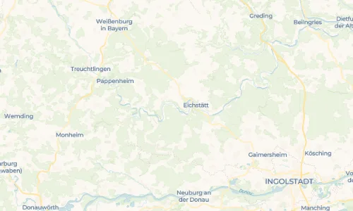 Regenradar Vorschaubild - Aktuelle Niederschläge in Obereichstätt und Umgebung