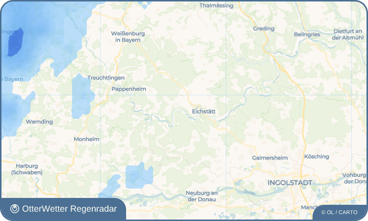 Wetter-Widget-Vorschau mit Vorhersagedaten für Obereichstätt