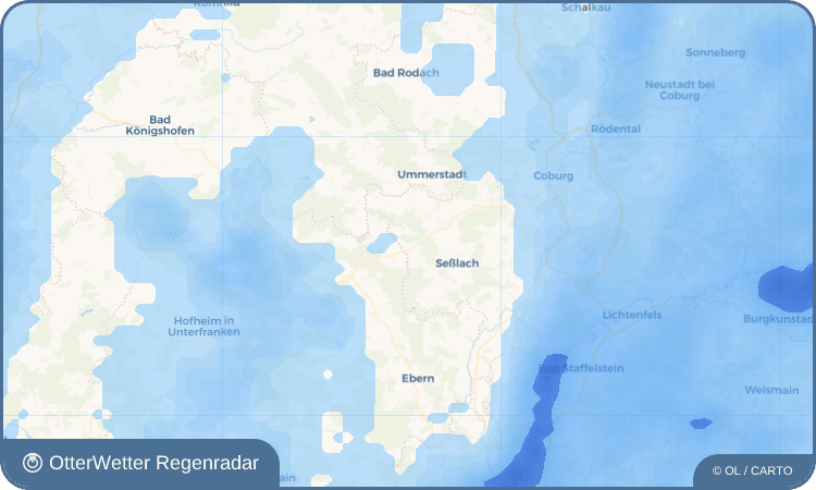 OtterWetter Regenradar-Widget Oberelldorf