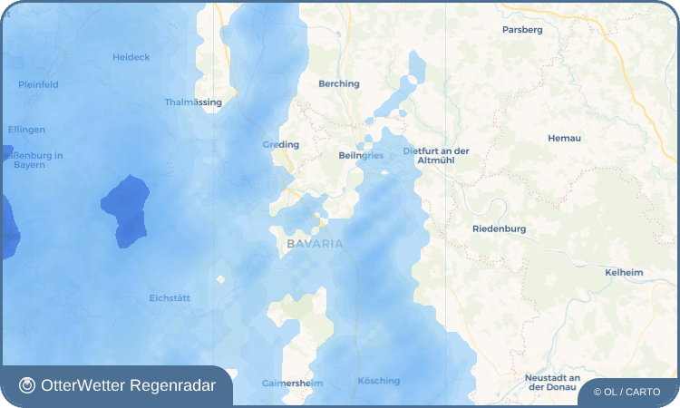 OtterWetter Regenradar-Widget Oberemmendorf