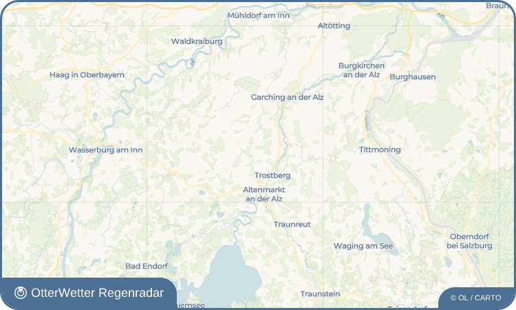 OtterWetter Regenradar-Widget Oberfeldkirchen