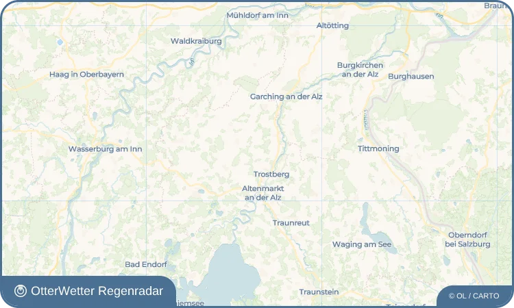 Wetter-Widget-Vorschau mit Vorhersagedaten für Oberfeldkirchen