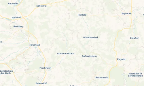 Regenradar Vorschaubild - Aktuelle Niederschläge in Oberfellendorf und Umgebung