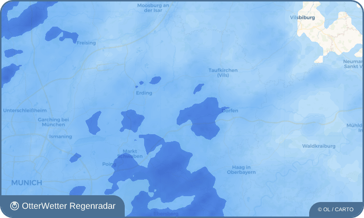 OtterWetter Regenradar-Widget Obergeislbach