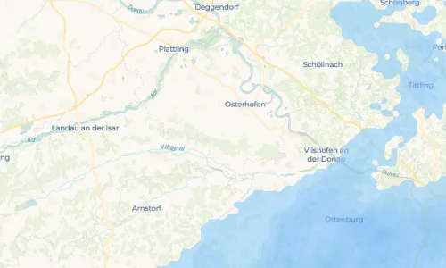 Regenradar Obergessenbach: aktuelle Niederschläge in Obergessenbach und Umgebung, Stand 23. Oktober 2026 um 3:50 Uhr
