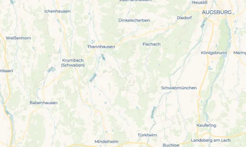 Regenradar Vorschaubild - Aktuelle Niederschläge in Obergessertshausen und Umgebung