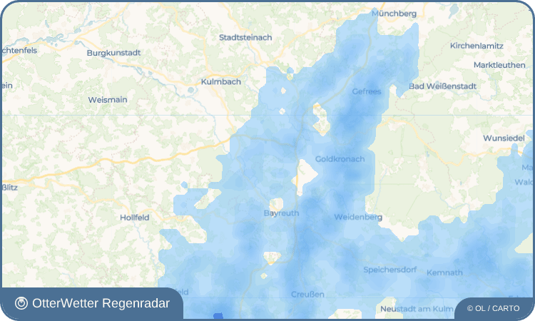 OtterWetter Regenradar-Widget Obergräfenthal