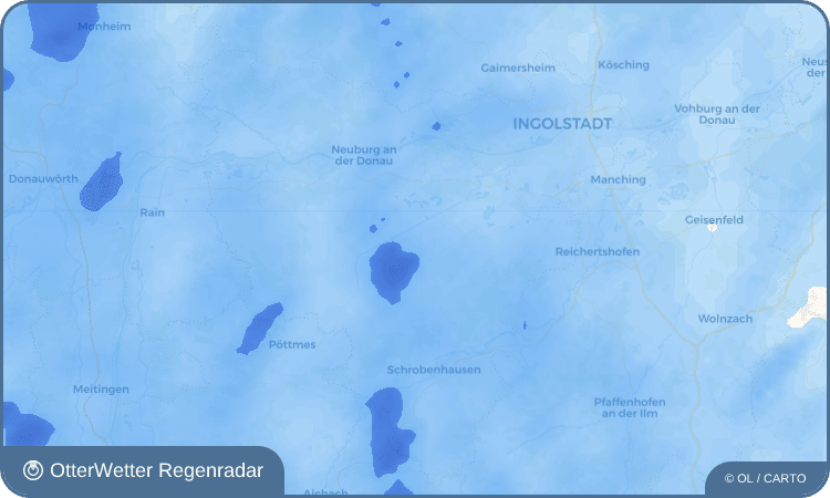 OtterWetter Regenradar-Widget Obergrasheim