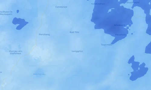 Regenradar Vorschaubild - Aktuelle Niederschläge in Obergries und Umgebung