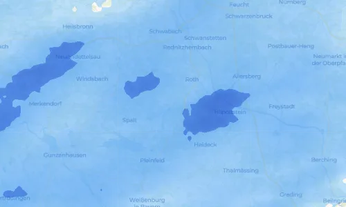Regenradar Vorschaubild - Aktuelle Niederschläge in Oberheckenhofen und Umgebung