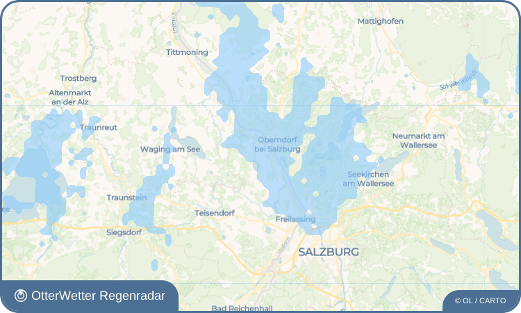 OtterWetter Regenradar-Widget Oberheining