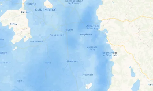 Regenradar Vorschaubild - Aktuelle Niederschläge in Oberhembach und Umgebung