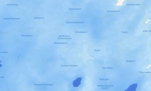 Regenradar Vorschaubild - Aktuelle Niederschläge in Oberhöhberg und Umgebung